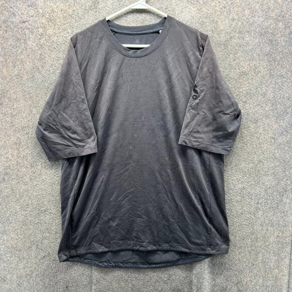 Adidas Shirt Mens XL Gray Crewneck Clima Lite Jersey Camouflage Extra Large - Picture 1 of 11